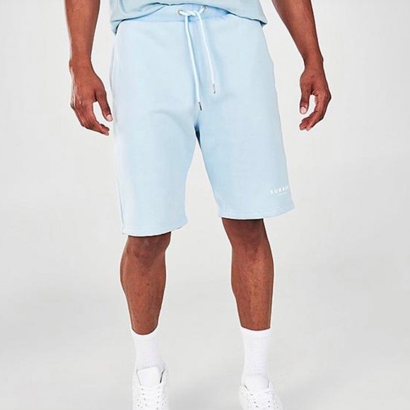 Mens Sonneti London Fleece Shorts Blue Size Small - Picture 7 of 7